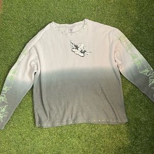 NWT Green Boys Lie Studded thermal long sleeve deadstock size: One Size Only